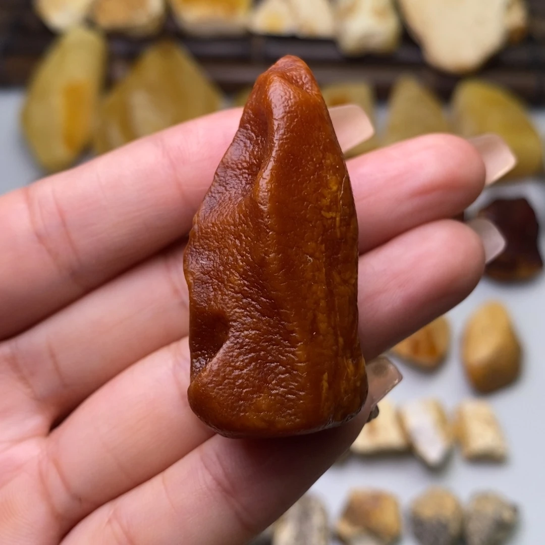 定制琥珀天然蜜蜡乌料