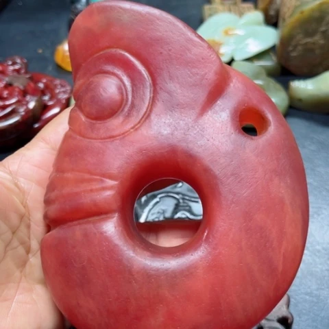 吊坠白玉菩提把件