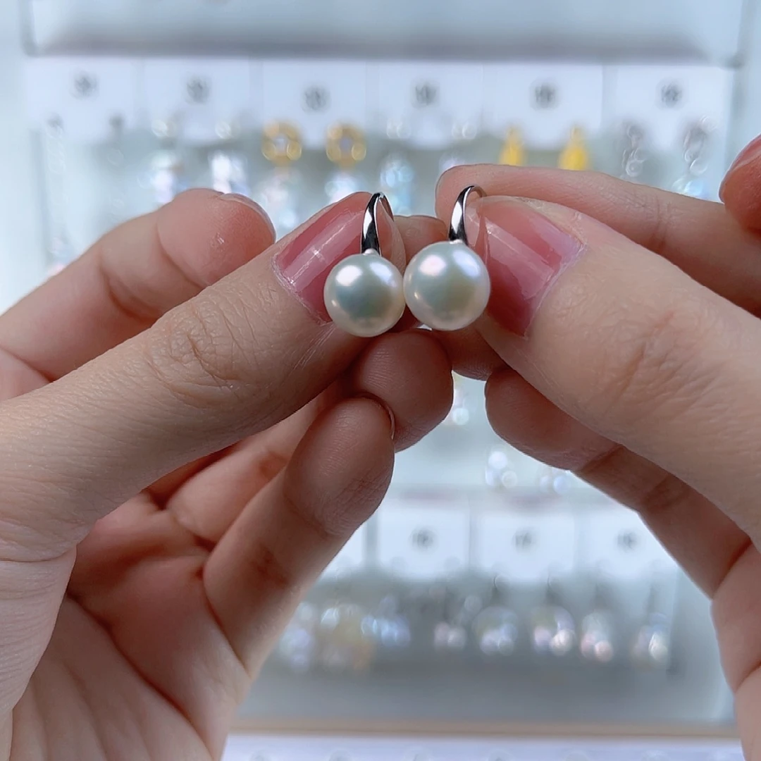 淡水珍珠耳饰未镶嵌