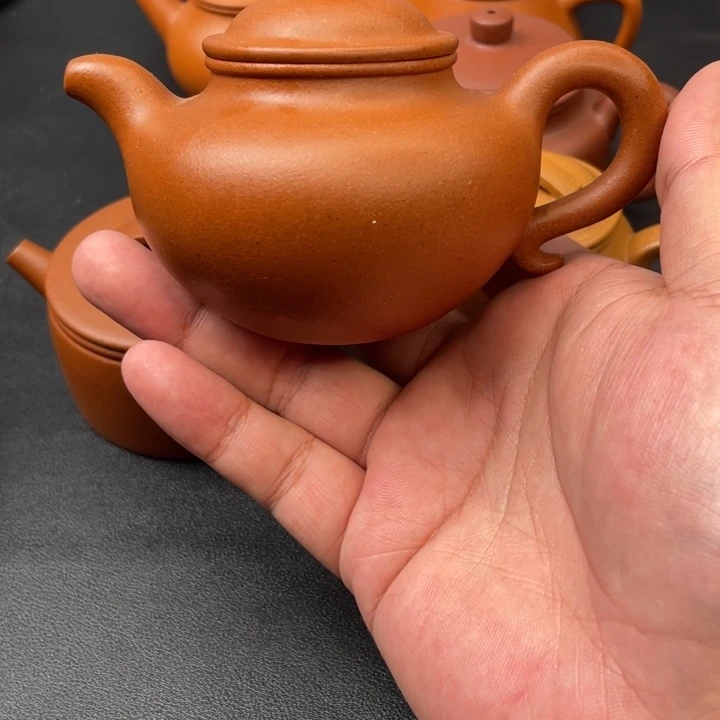 紫砂茶壶全手工莲子
