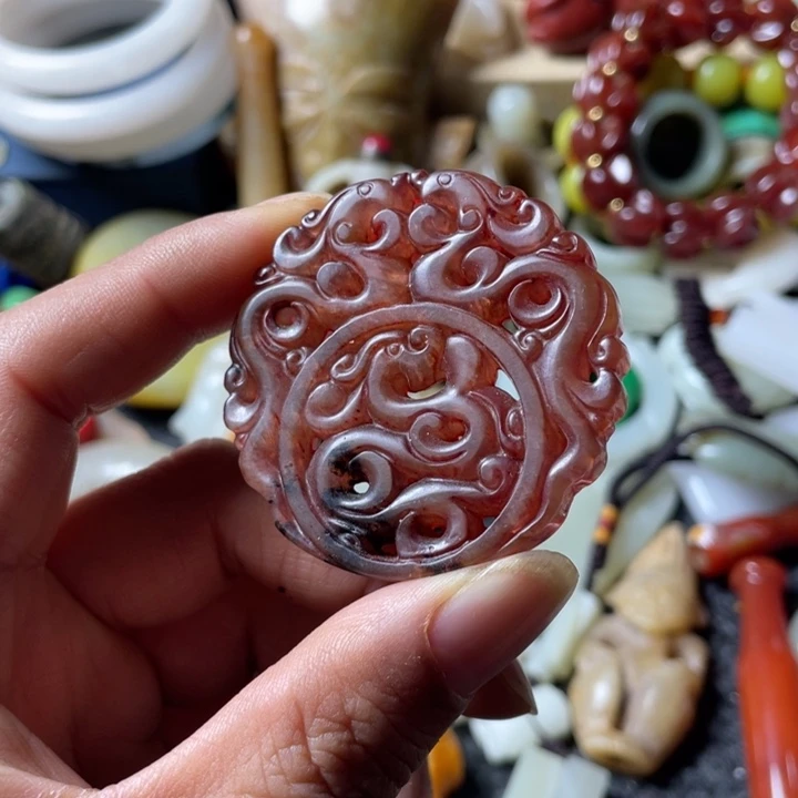 和田玉未镶嵌吊坠(不含链)