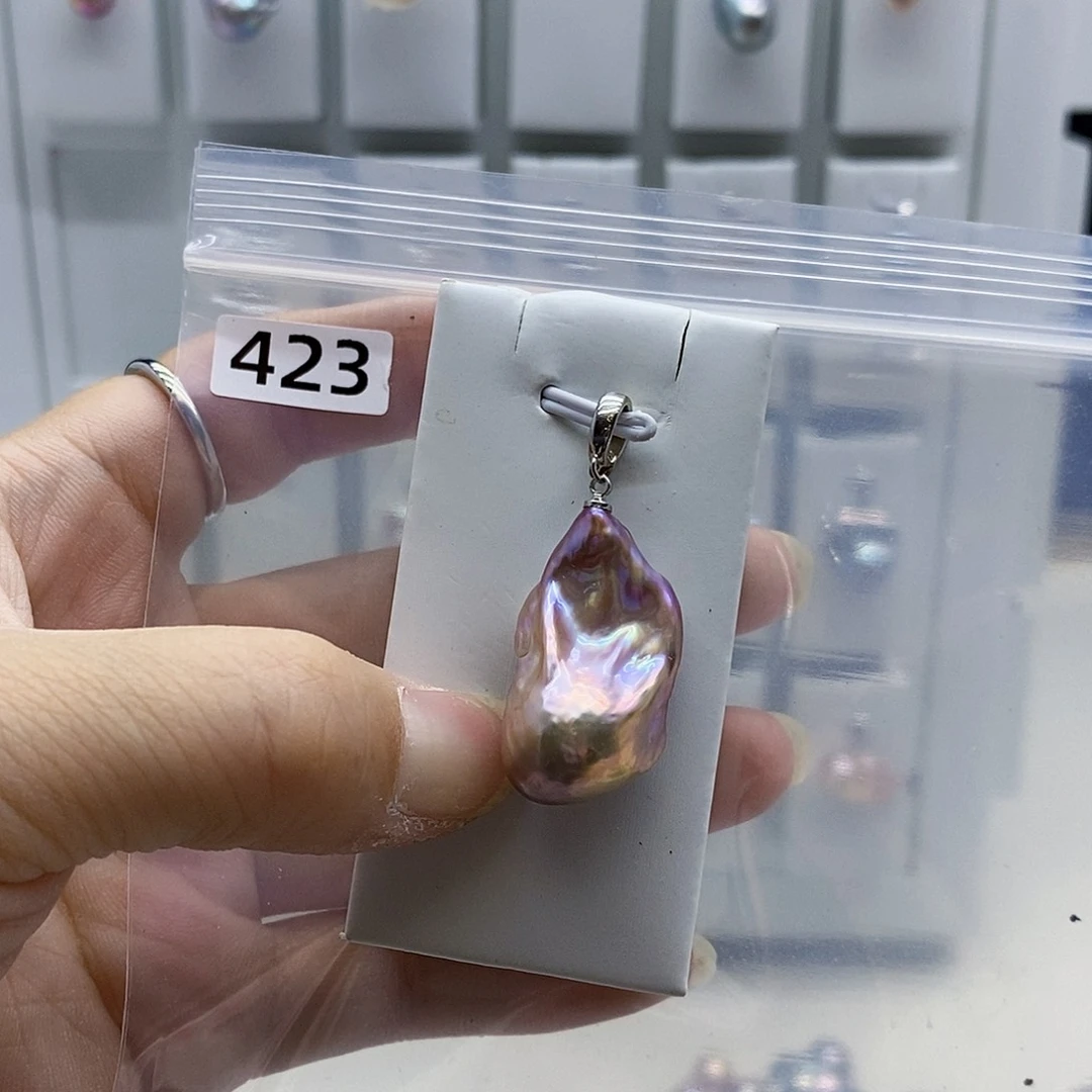 颈饰合金淡水珍珠