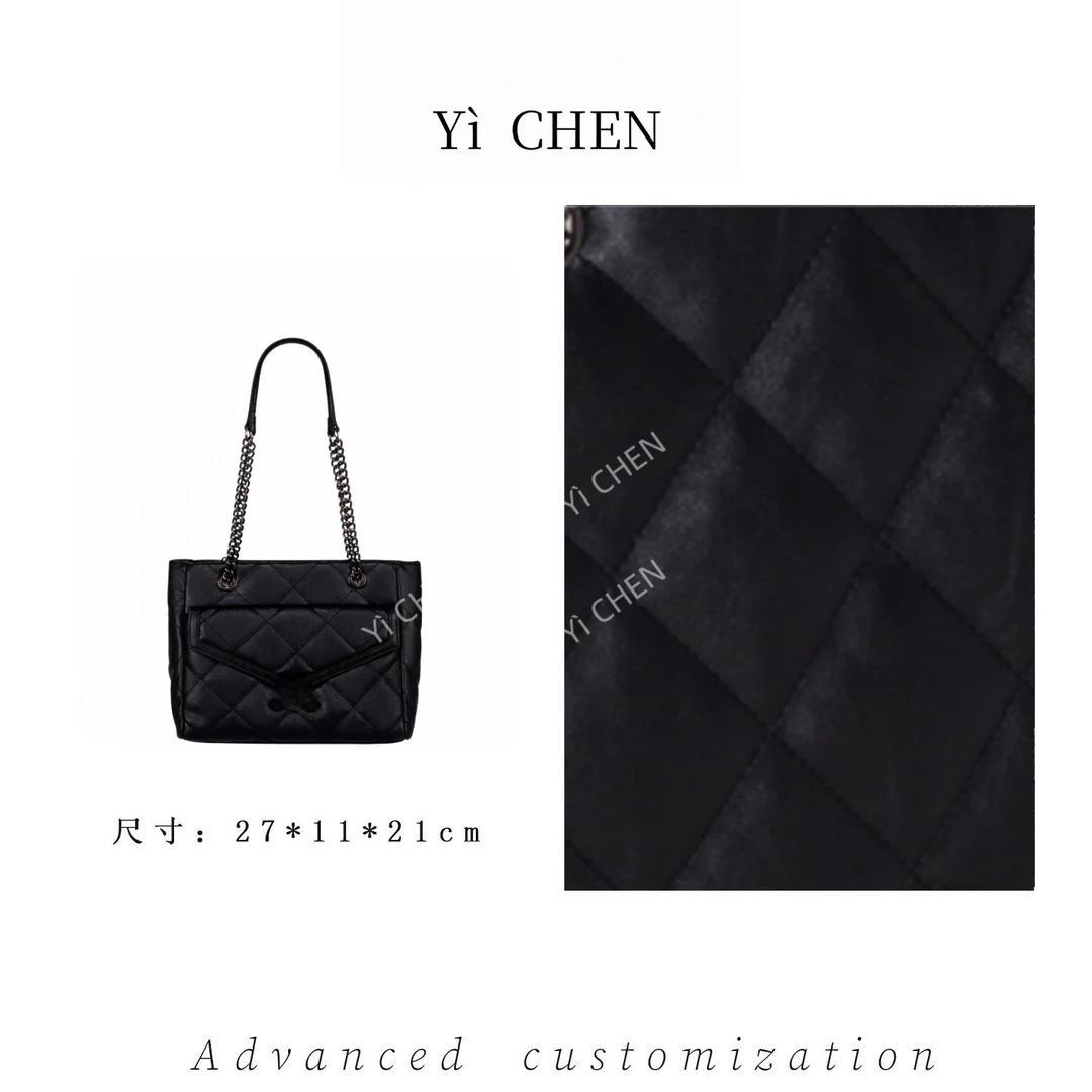 【Yì CHEN】GQ-1820-黑色 简约时尚女士新款轻奢单肩斜跨包