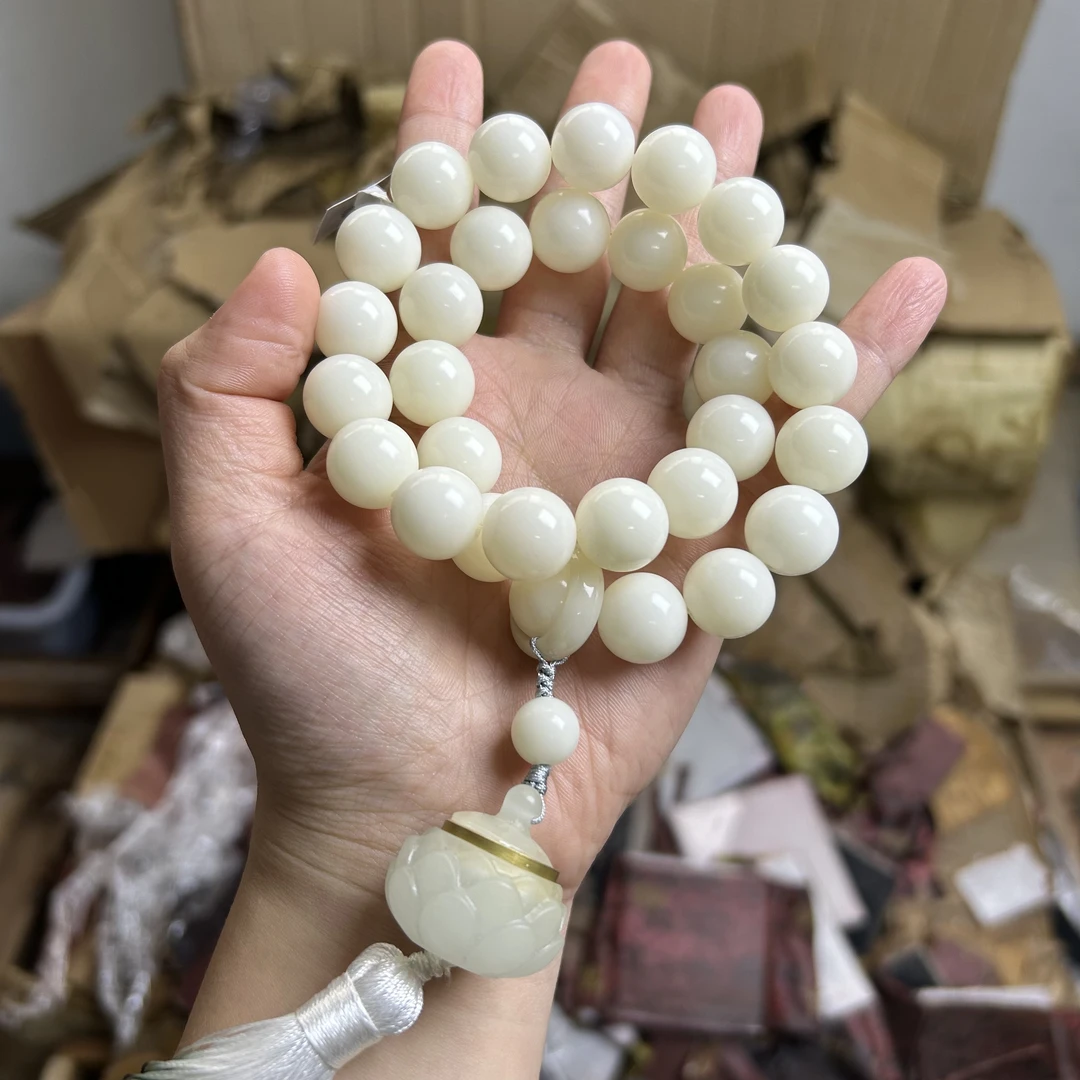 m-ae053 白玉菩提双圈手持