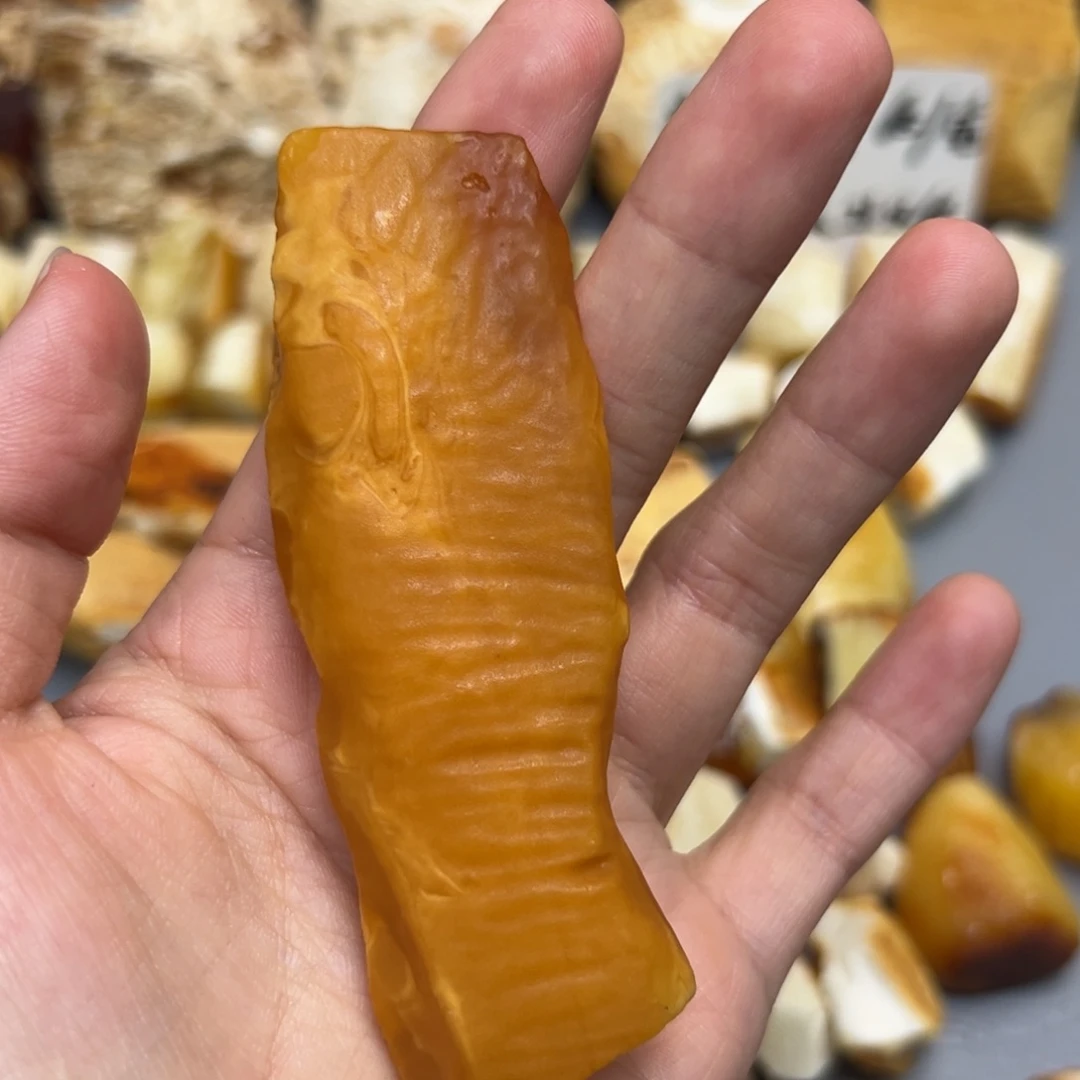 ****柒定制琥珀未镶嵌蜜蜡