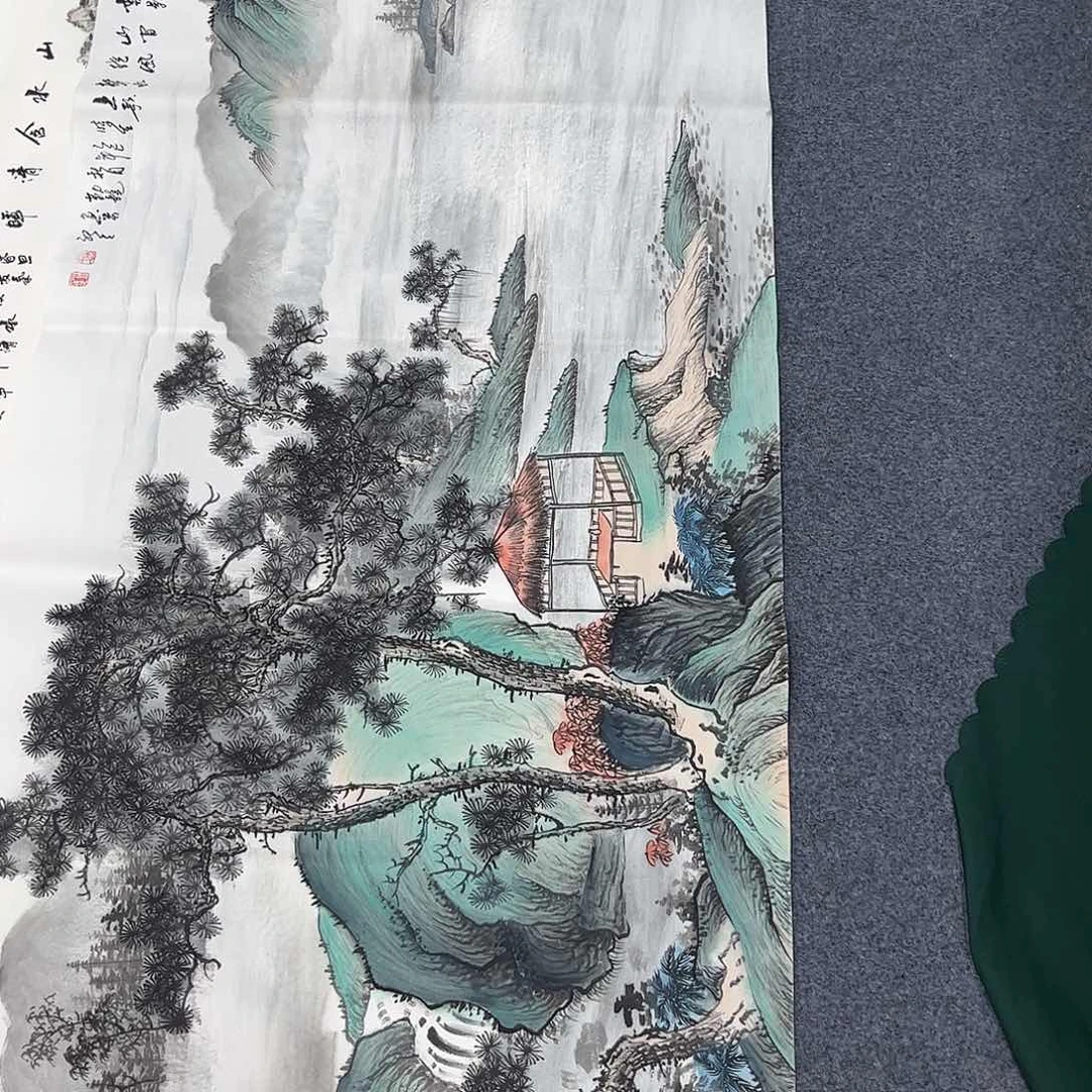 国画纯手绘宣纸国画作品
