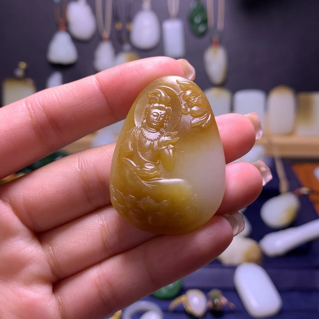 和田玉挂件未镶嵌