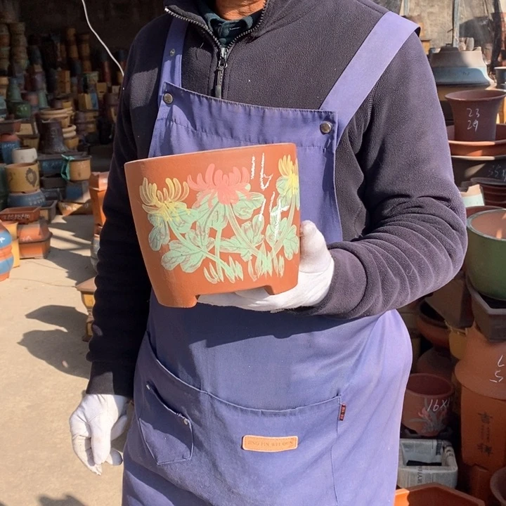 紫砂花盆紫砂花盆