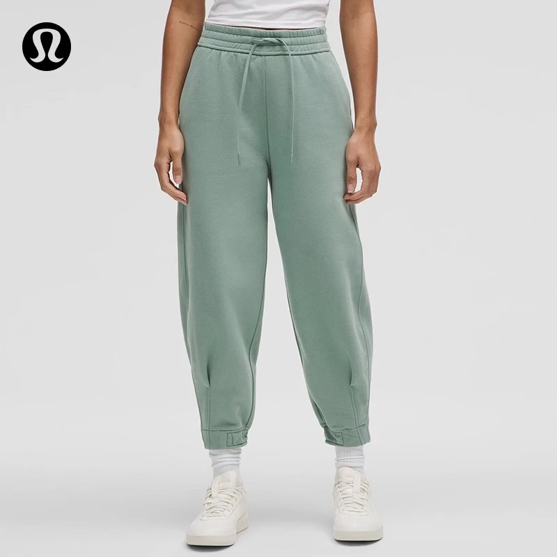 Loungeful 女士宽松款高腰中长运动裤 丨lululemon丨LW6CI7S