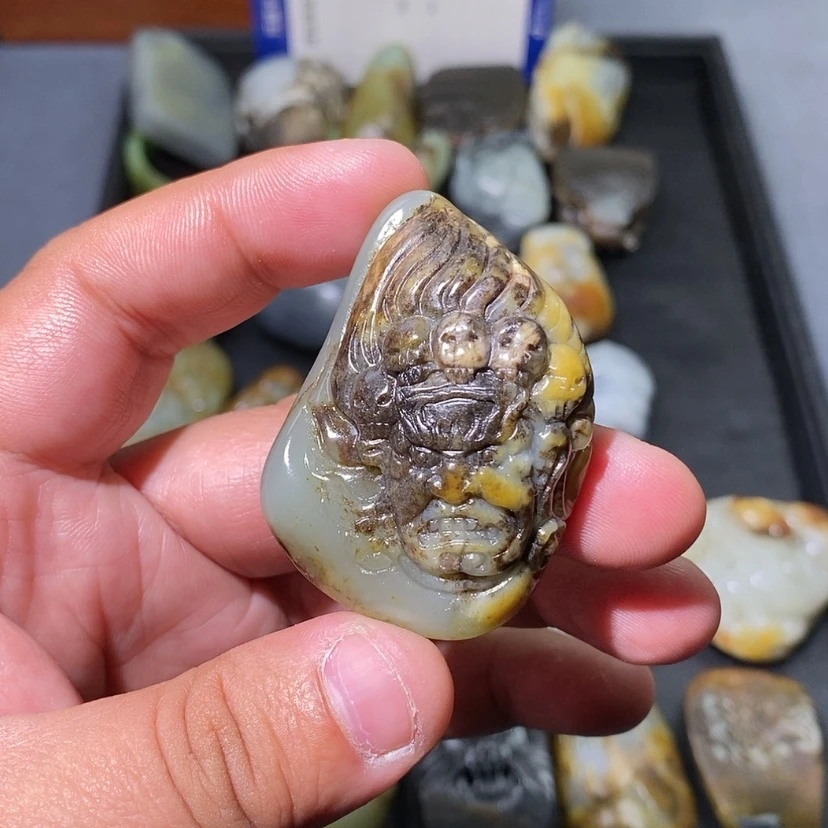 【闪购商品】和田玉颈饰未镶嵌毛*