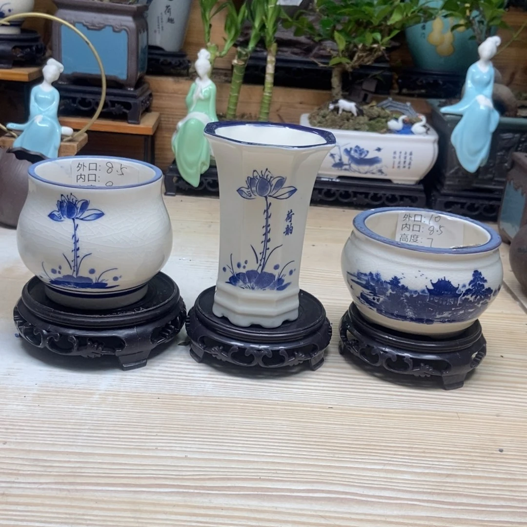 瓷片陶瓷花盆陶瓷艺术