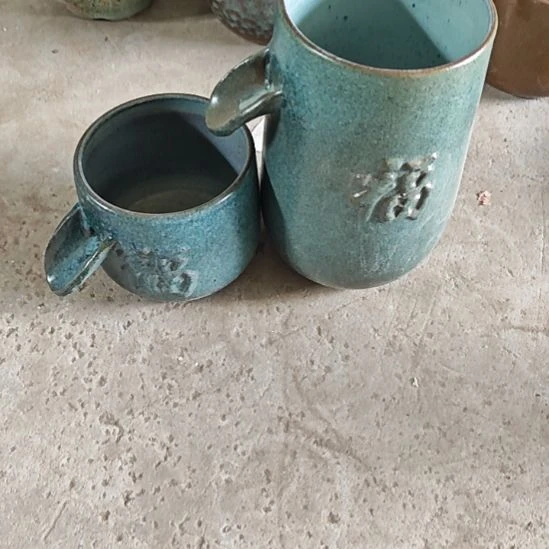 【闪购商品】福字流水两个瑕疵绿色