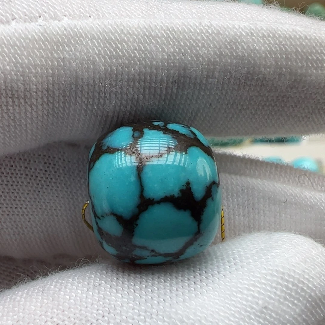 绿松石未镶嵌配饰13.4*12.2