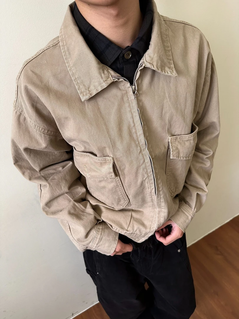 MADEEXTREME 古着Vintage复古工装巴恩风翻领休闲夹克