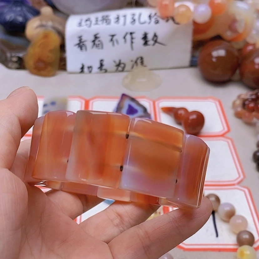 【闪购商品】未镶嵌玛瑙/玉髓珠宝半成品兰*