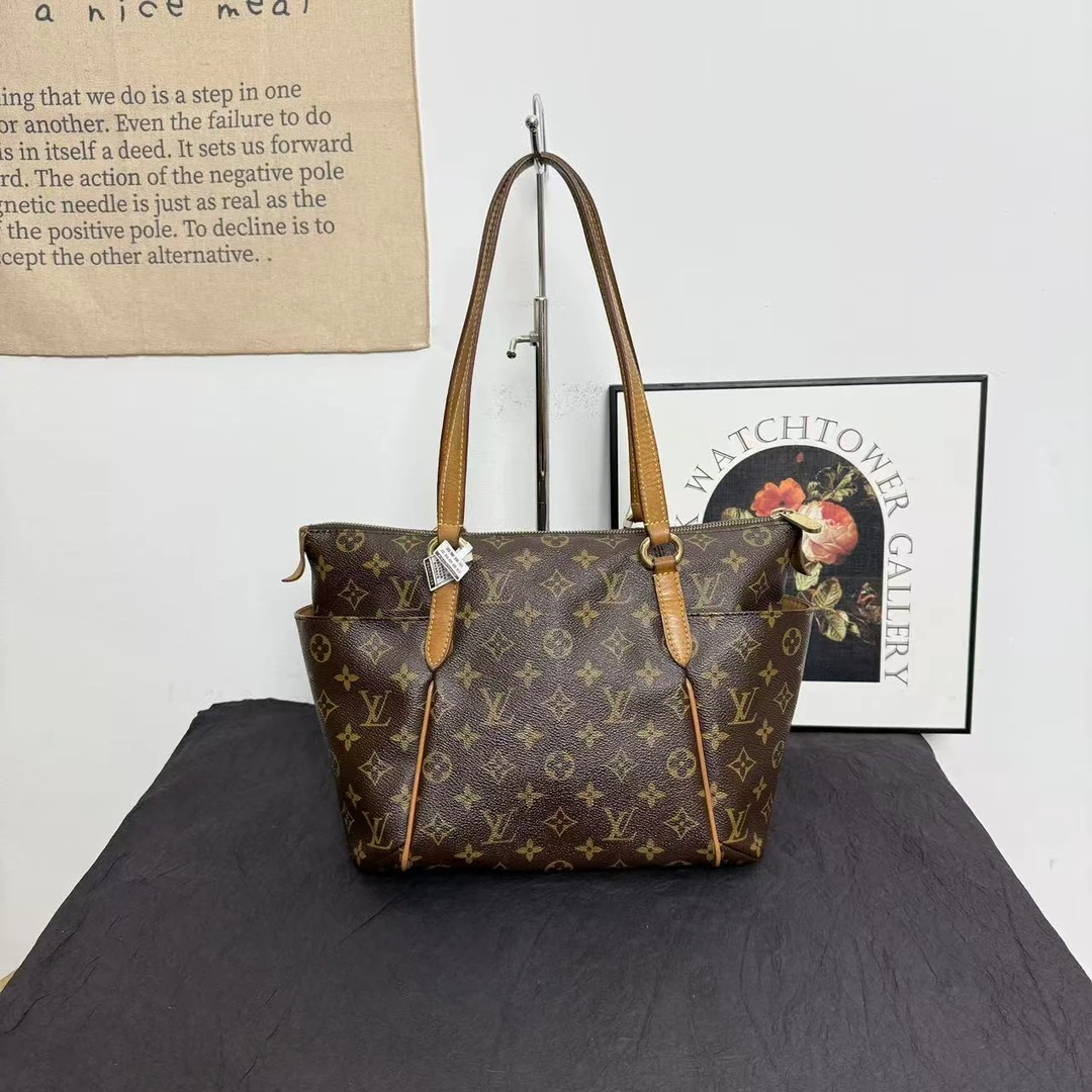 95新 LouisVuitton/路易威登 古登中古/lv单肩包/小奶粉包/托特包