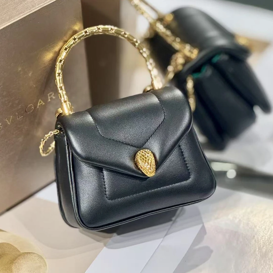 未使用 BVLGARI/宝格丽 贝贝/宝格丽超mini蛇头包