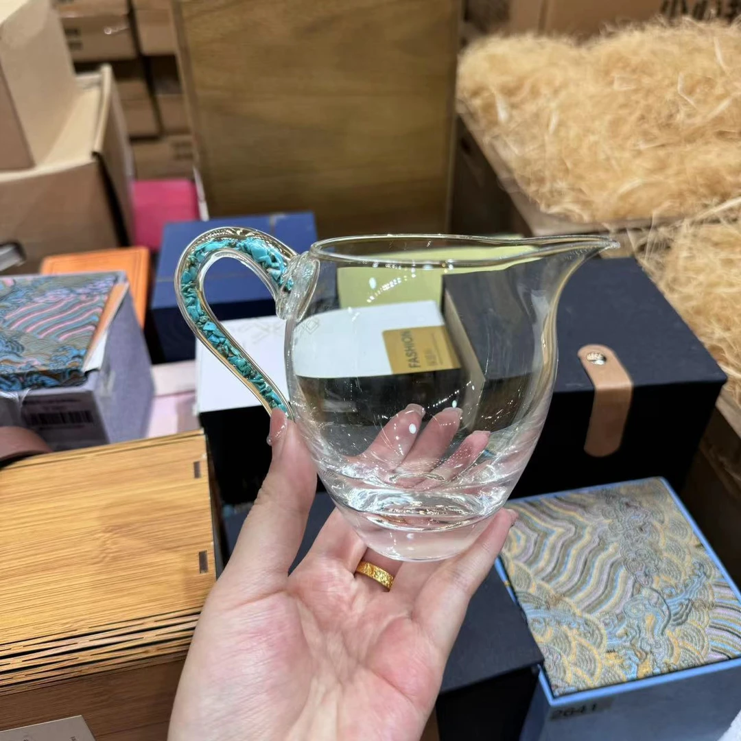 【闪购商品】绿松石手把公道杯  1660