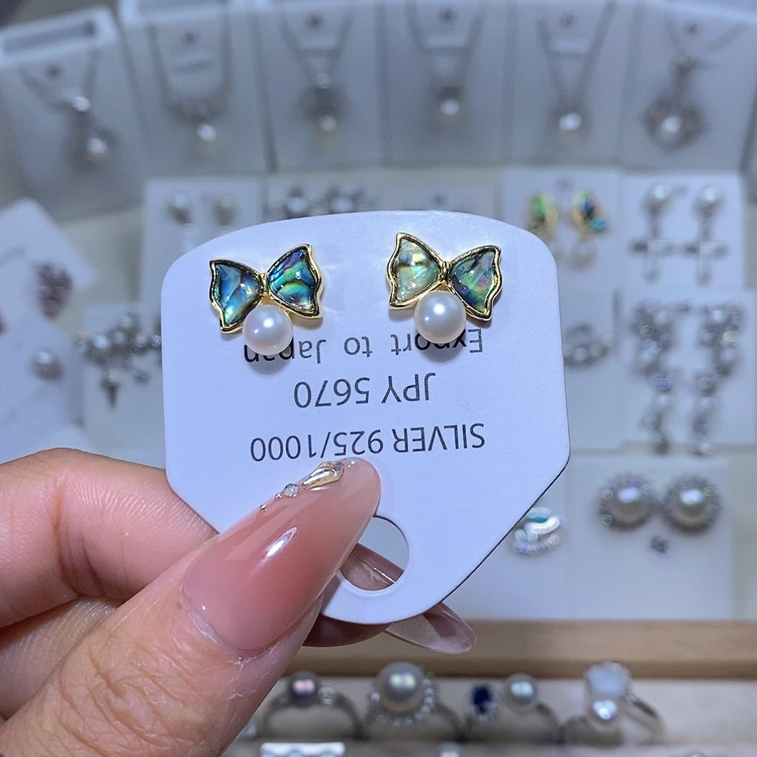 未镶嵌淡水珍珠耳饰