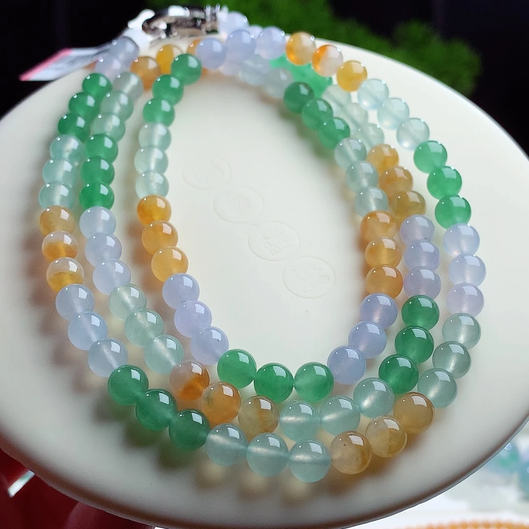 项链未镶嵌翡翠卡6mm