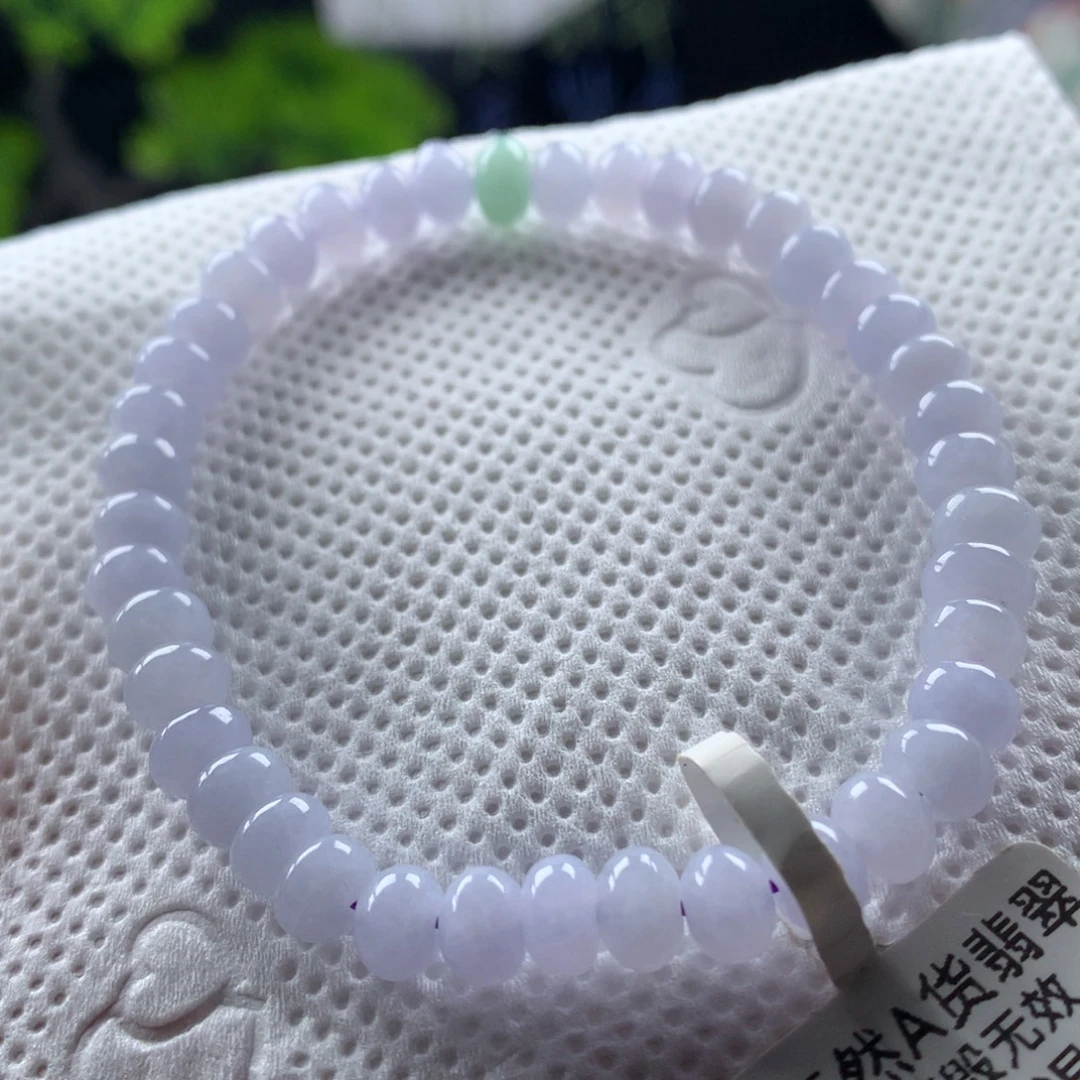 翡翠未镶嵌手链卡6.5