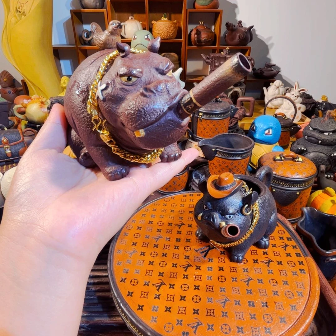 动***车紫砂茶叶盒纯手工制作工艺流程