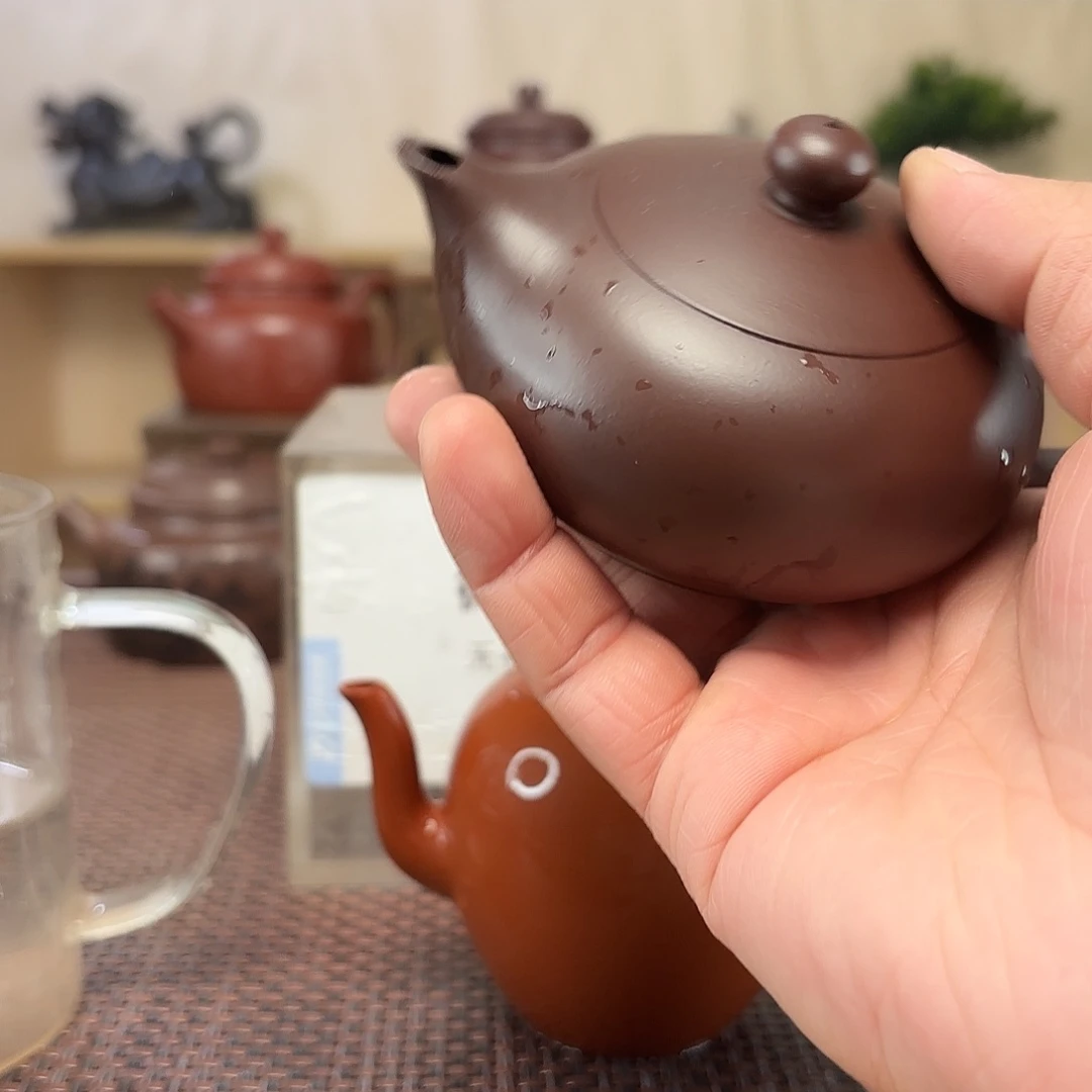 秦***亮紫砂茶壶微瑕处理