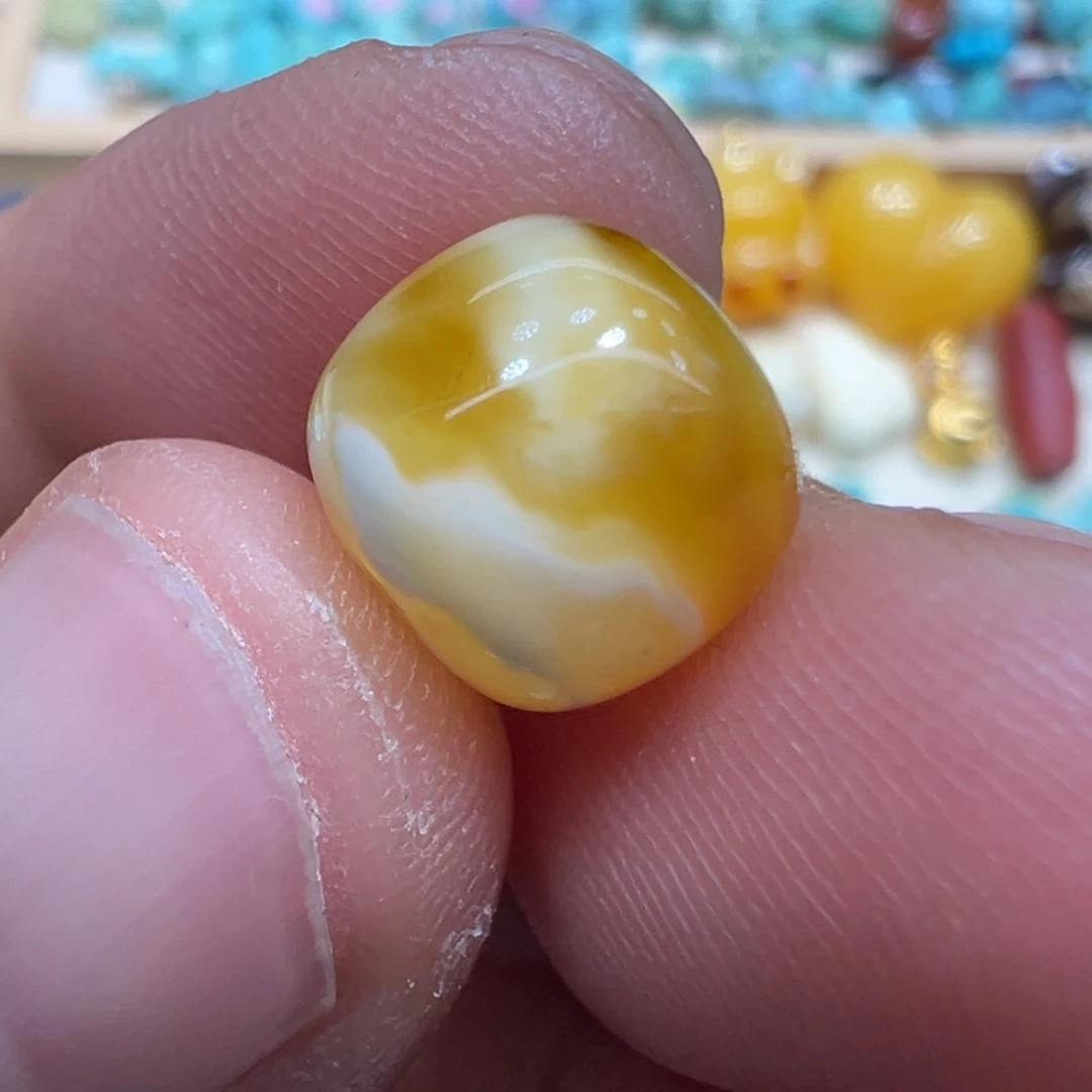 琥珀未镶嵌颈饰尺寸10.3