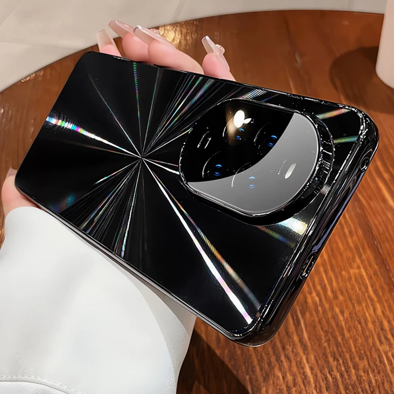 新款渐变镭射适用华为nova14pro手机壳nova13pro带镜头膜全包防摔