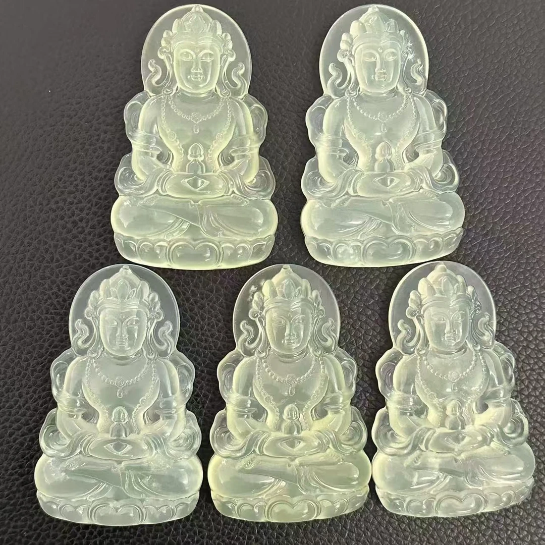 【童总福利】纯天然玉石未镶嵌多样性发其一大观音  5