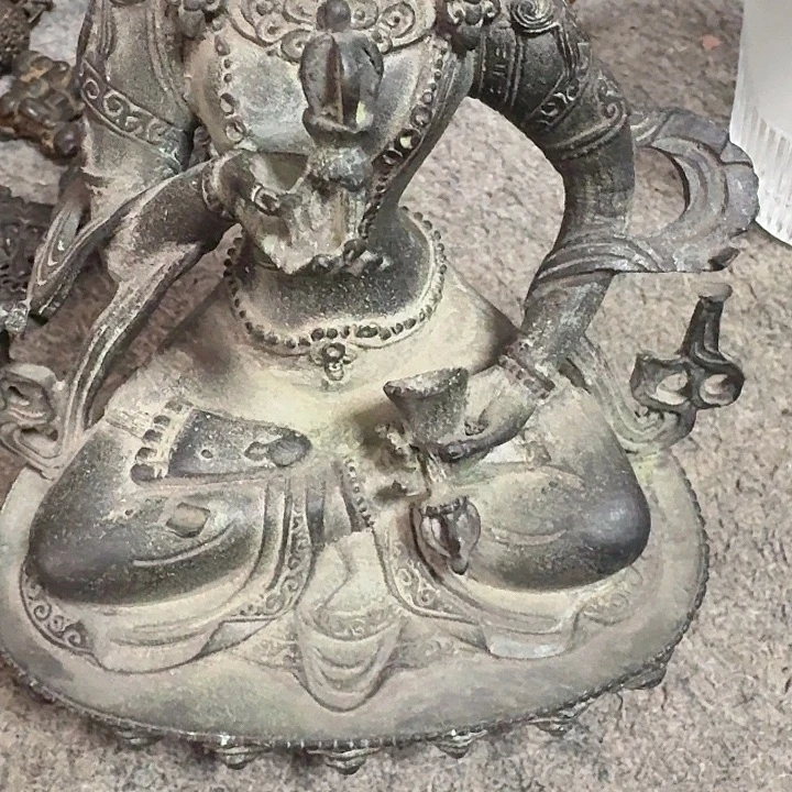 听***人铜铜摆件，桌面摆件