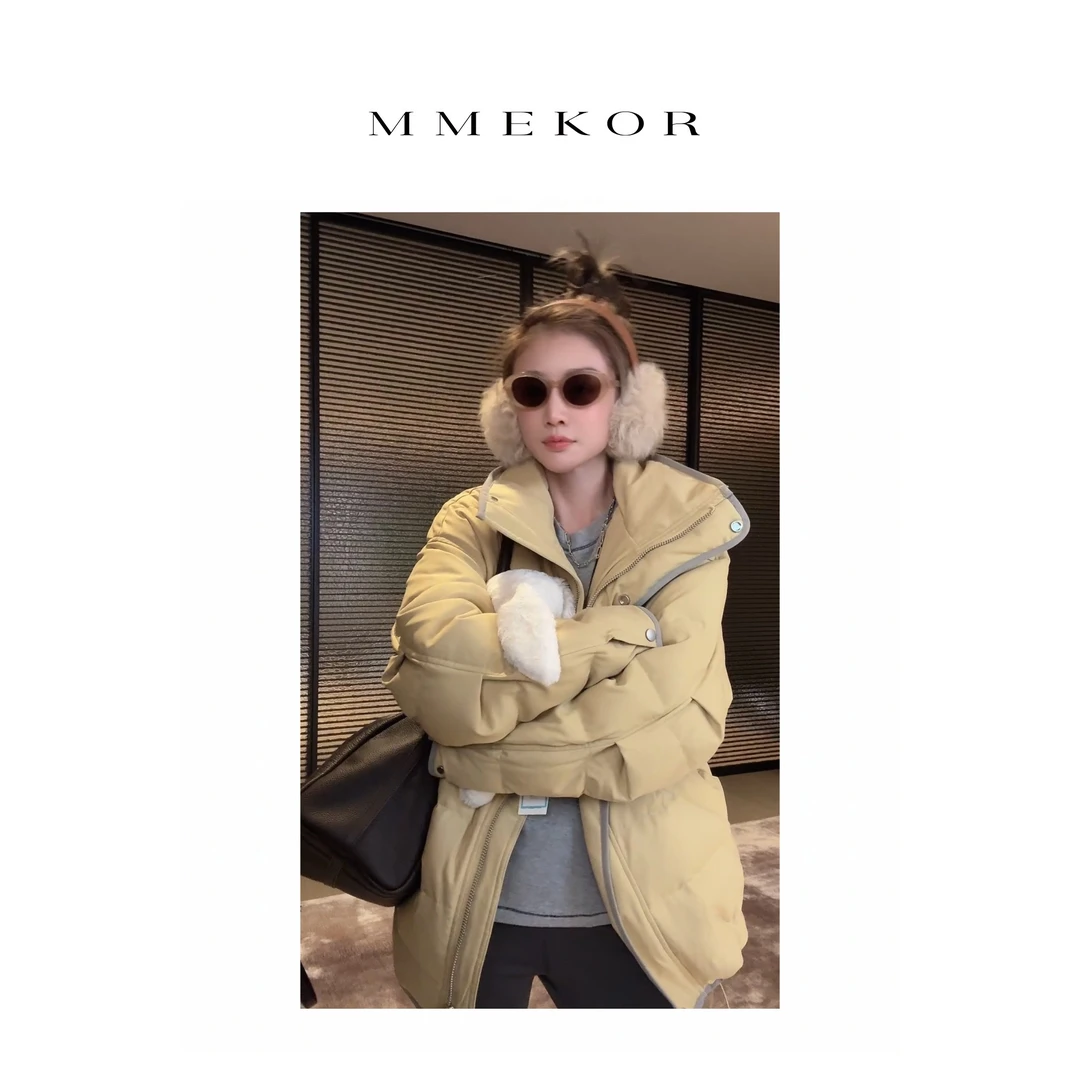 MMEKOR“向日葵”羽绒服 2025新款秋款智性通勤百搭外套 30928