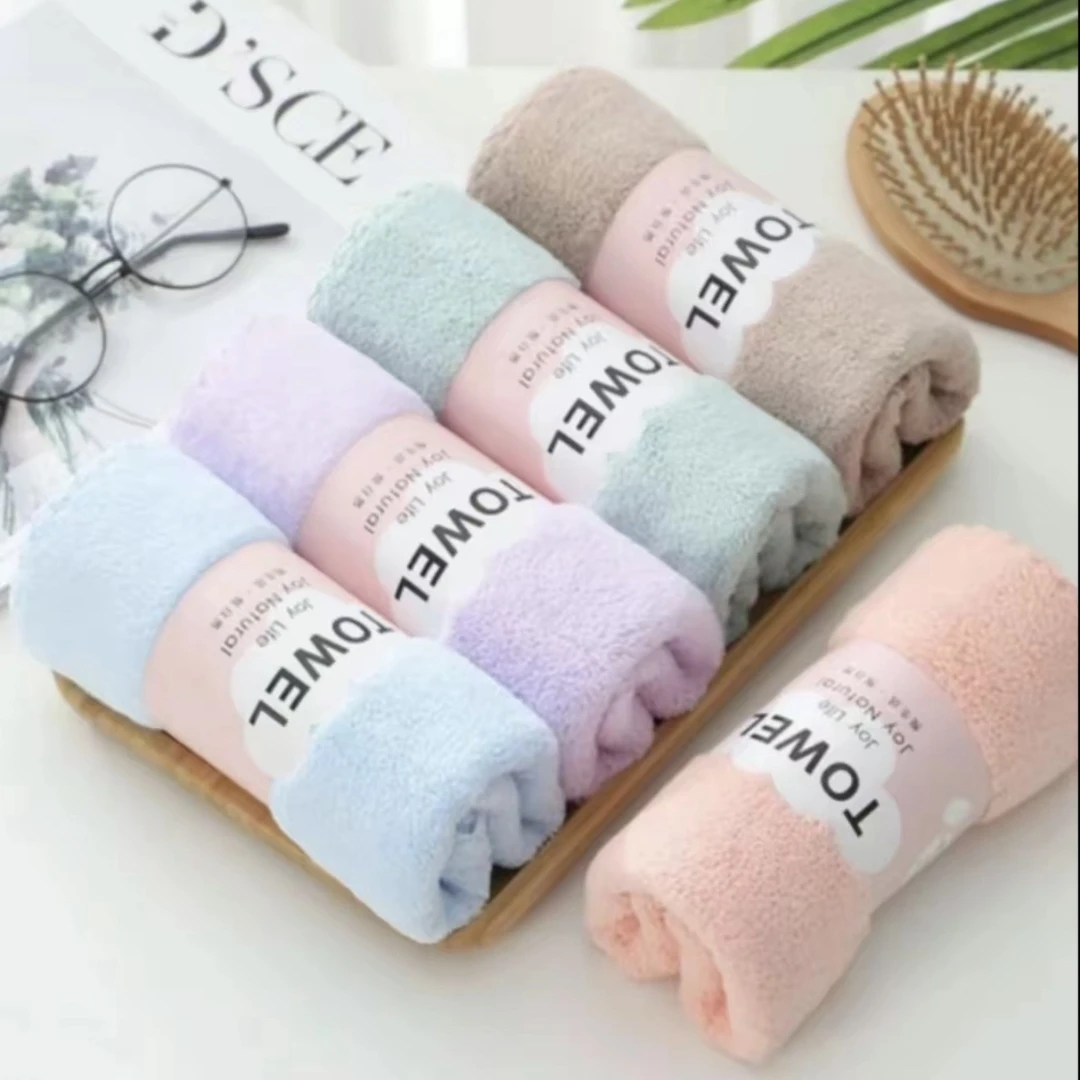 【五条洗脸毛巾】新款奶条耶耶毛巾亲肤吸水清洗脸麻花高颜值毛巾