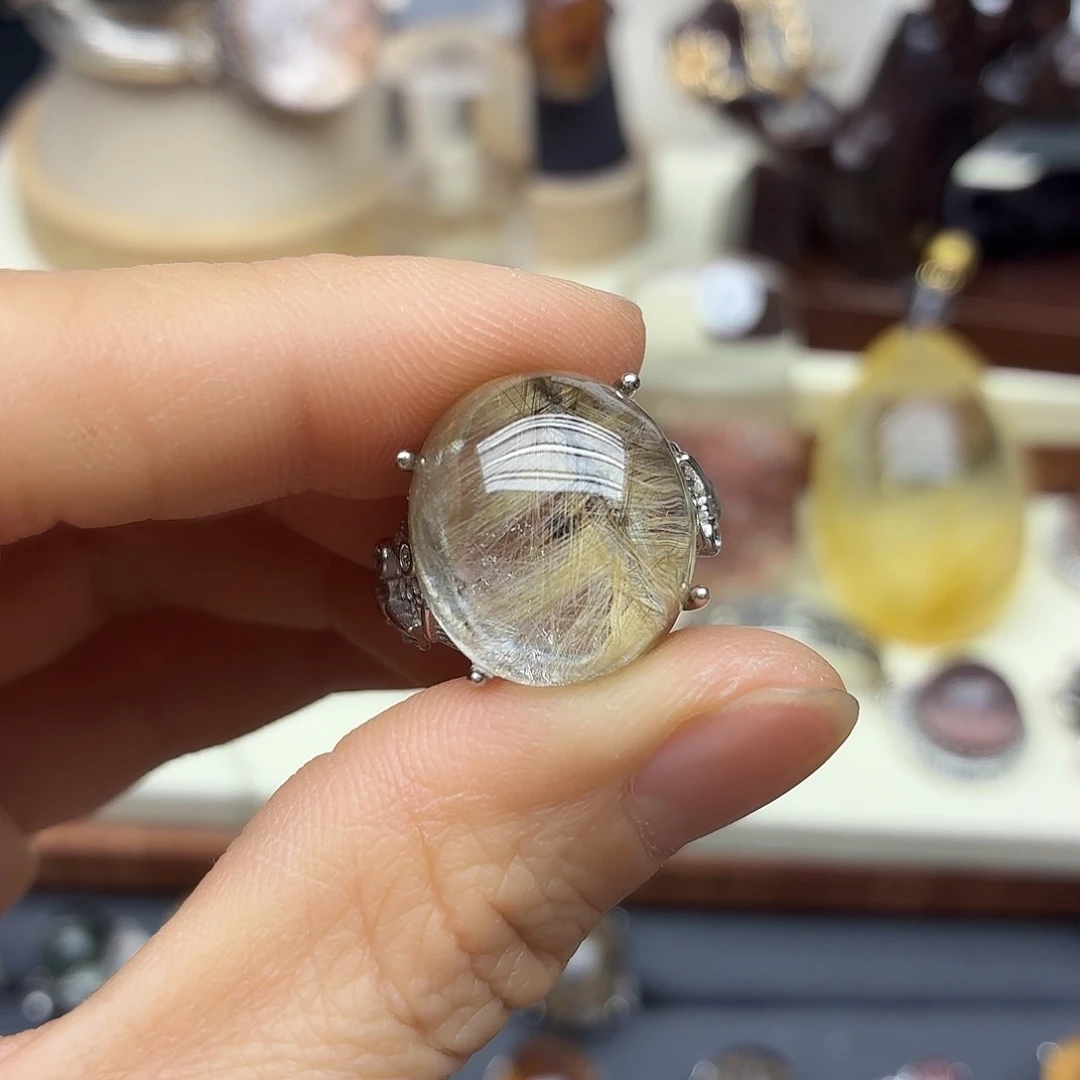 琳***琳水晶珠宝半成品银S925镶嵌定制水晶