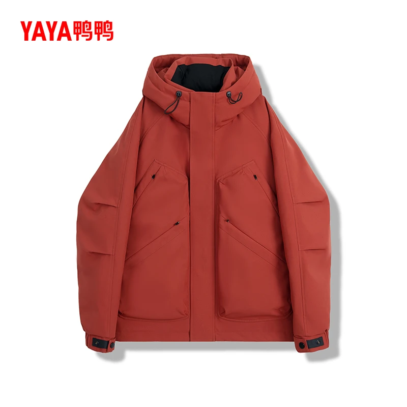 YAYA/鸭鸭运动户外时尚休闲男女同款保暖宽松羽绒服M5308Q