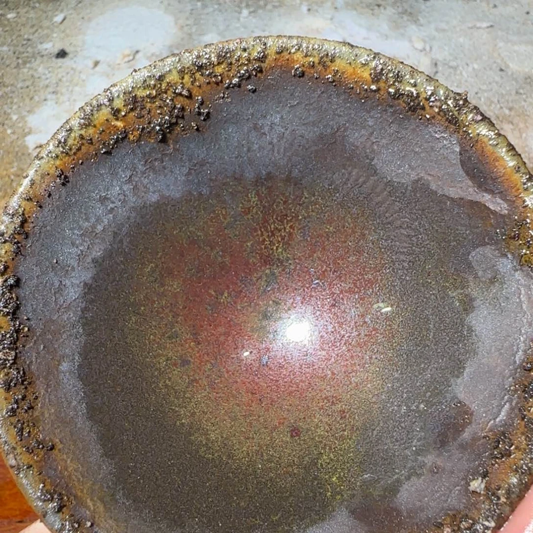 柴烧建盏茶盏茶杯197