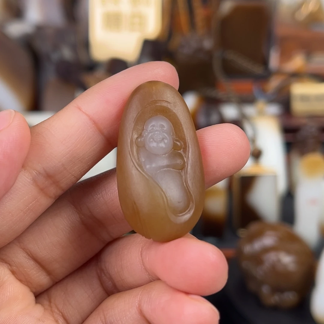 和田玉（糖玉）未镶嵌颈饰