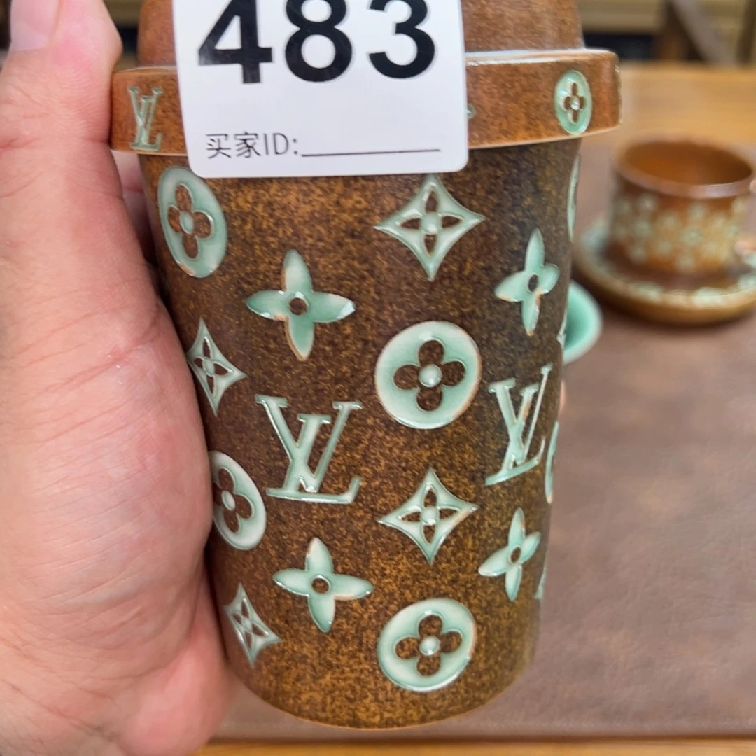 萤***语瓷片龙泉青瓷手工艺品483