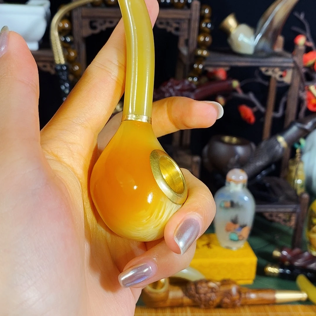 高端定制金丝楠烟嘴