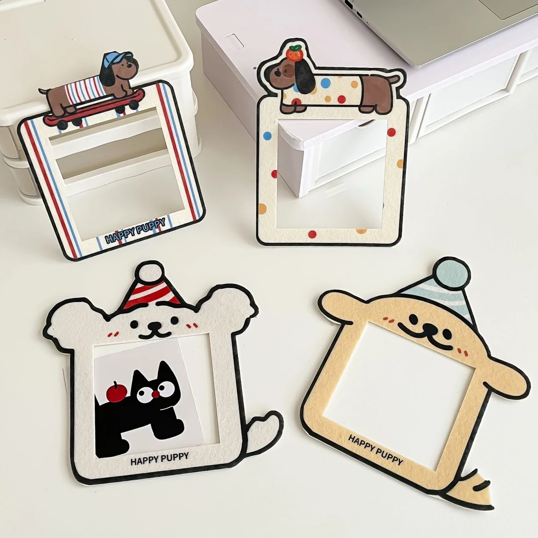 夜光开关贴装饰自粘贴家用插座面板遮丑美化装饰框线条可爱小狗