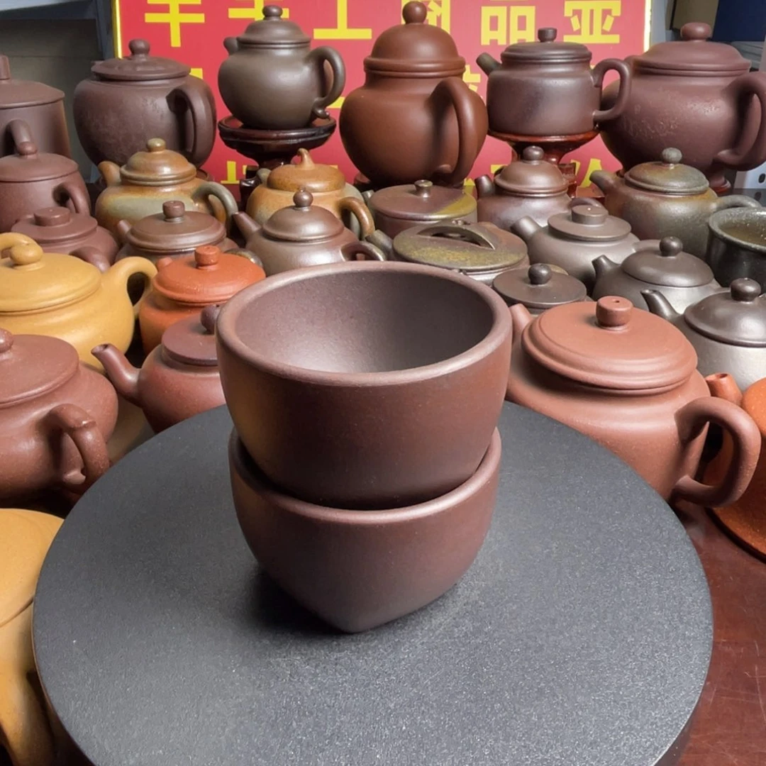 茶壶紫砂柴烧主人杯100cc