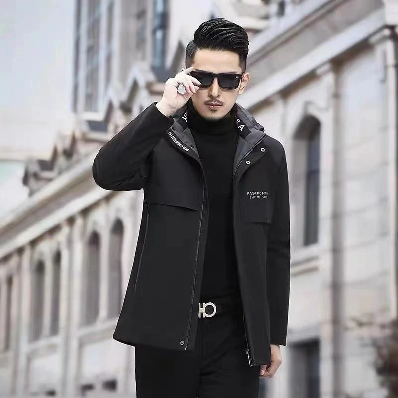 【撤柜福利】男士高端真皮草一衣多穿可拆卸真毛派克服2188.BL