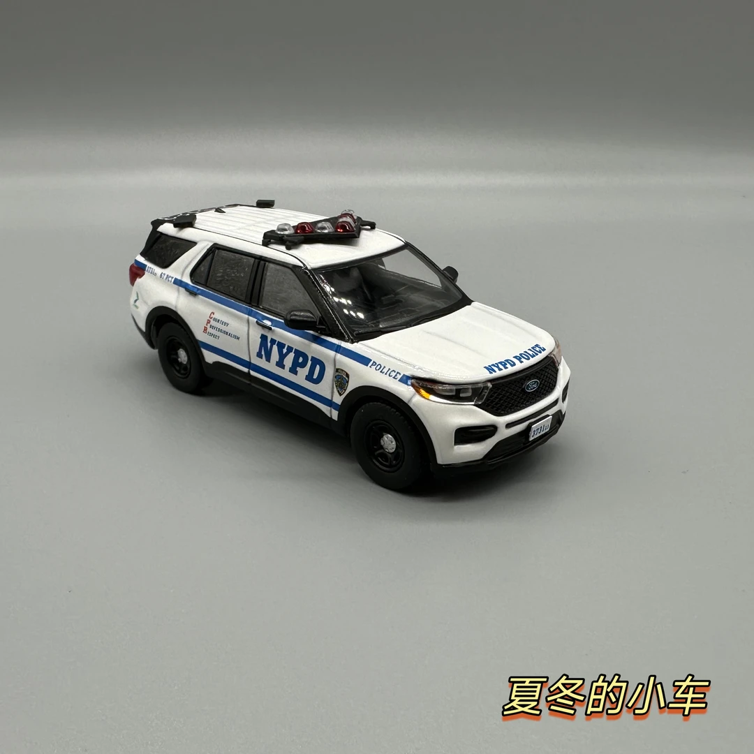 596 Modle 1:64 2020款福特探险者nypd纽约警察局涂装 合金车模