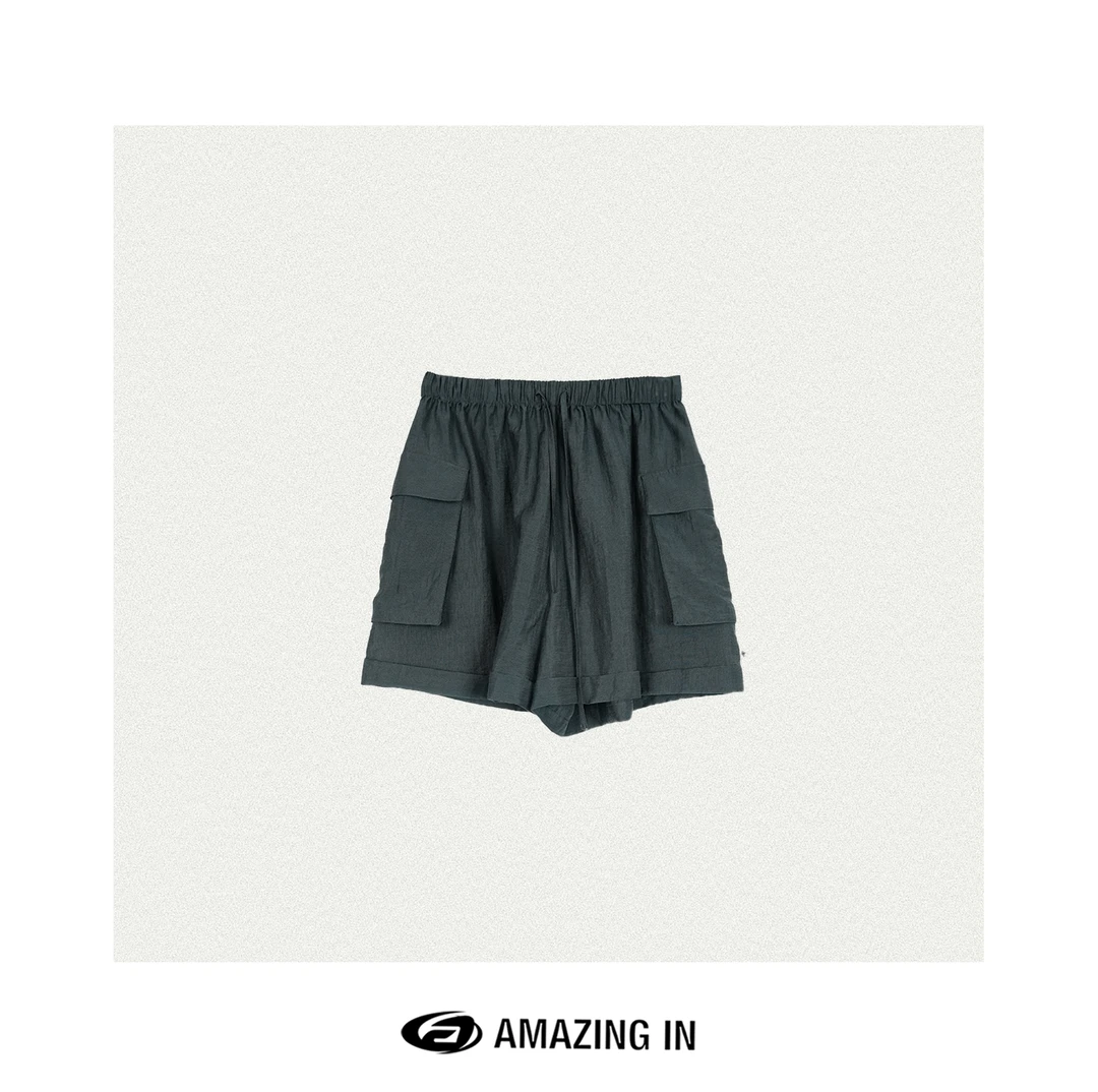 AMAZING IN | 亚麻 | 肌理感提花短裤女A250520-AI55BSP523279K