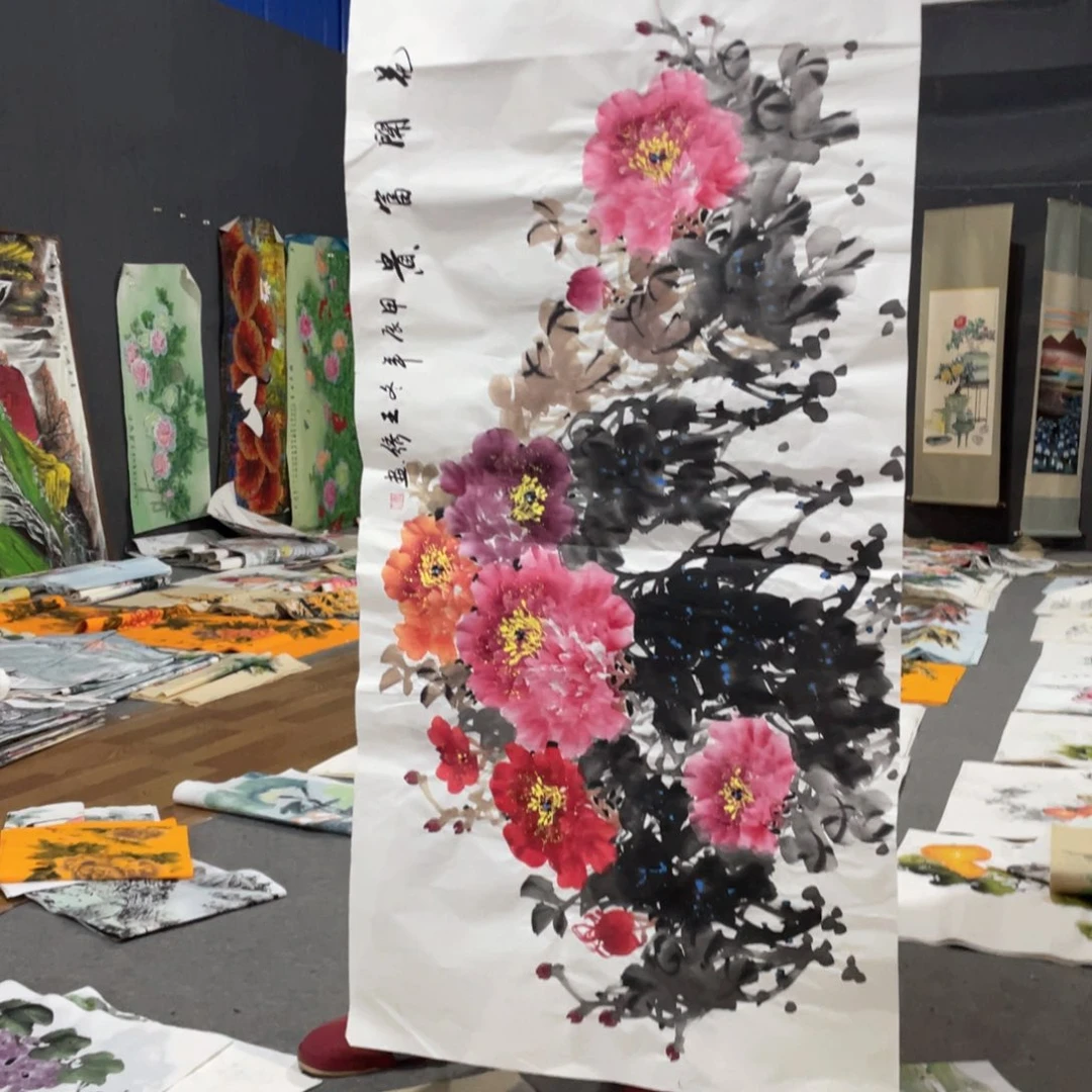 国画国画作品画心一张