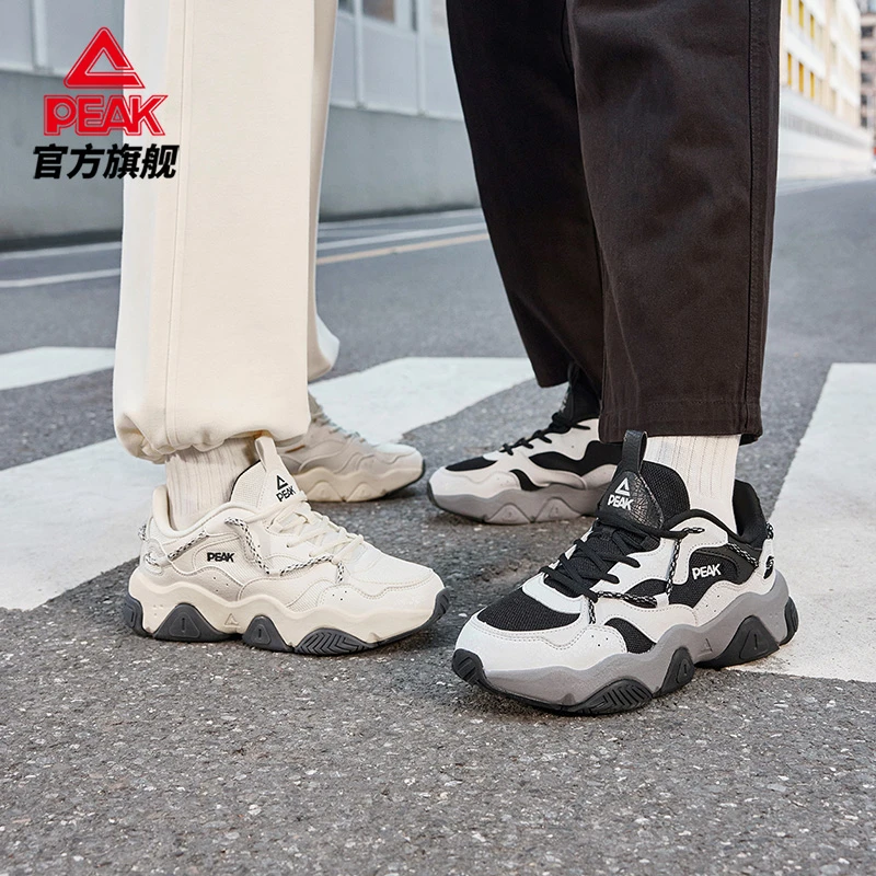 【六点半专属】匹克24年新款猫爪鞋复古休闲鞋-DE440077/8