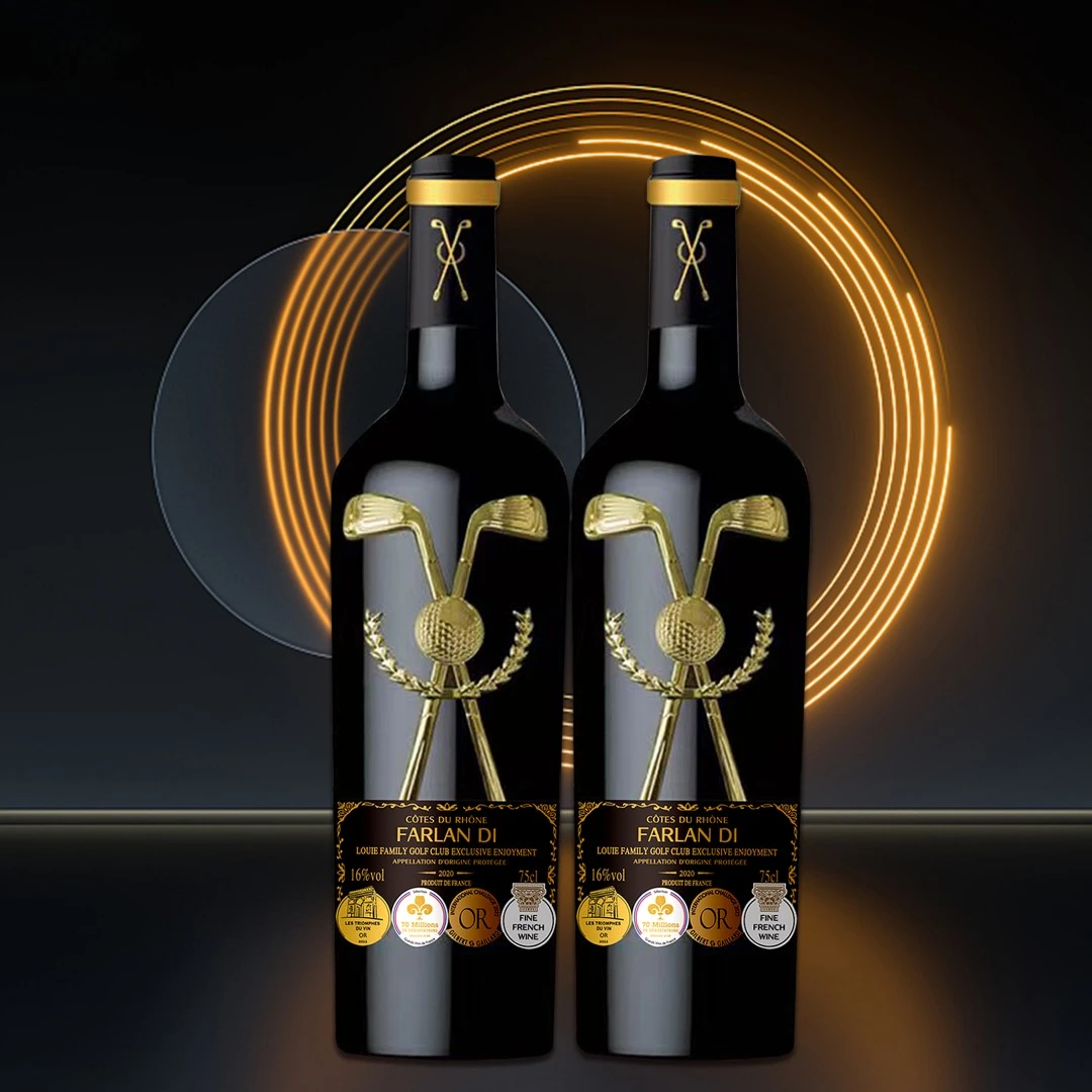 高尔夫俱乐部尊享干红葡萄酒16度750ML*2（JY）