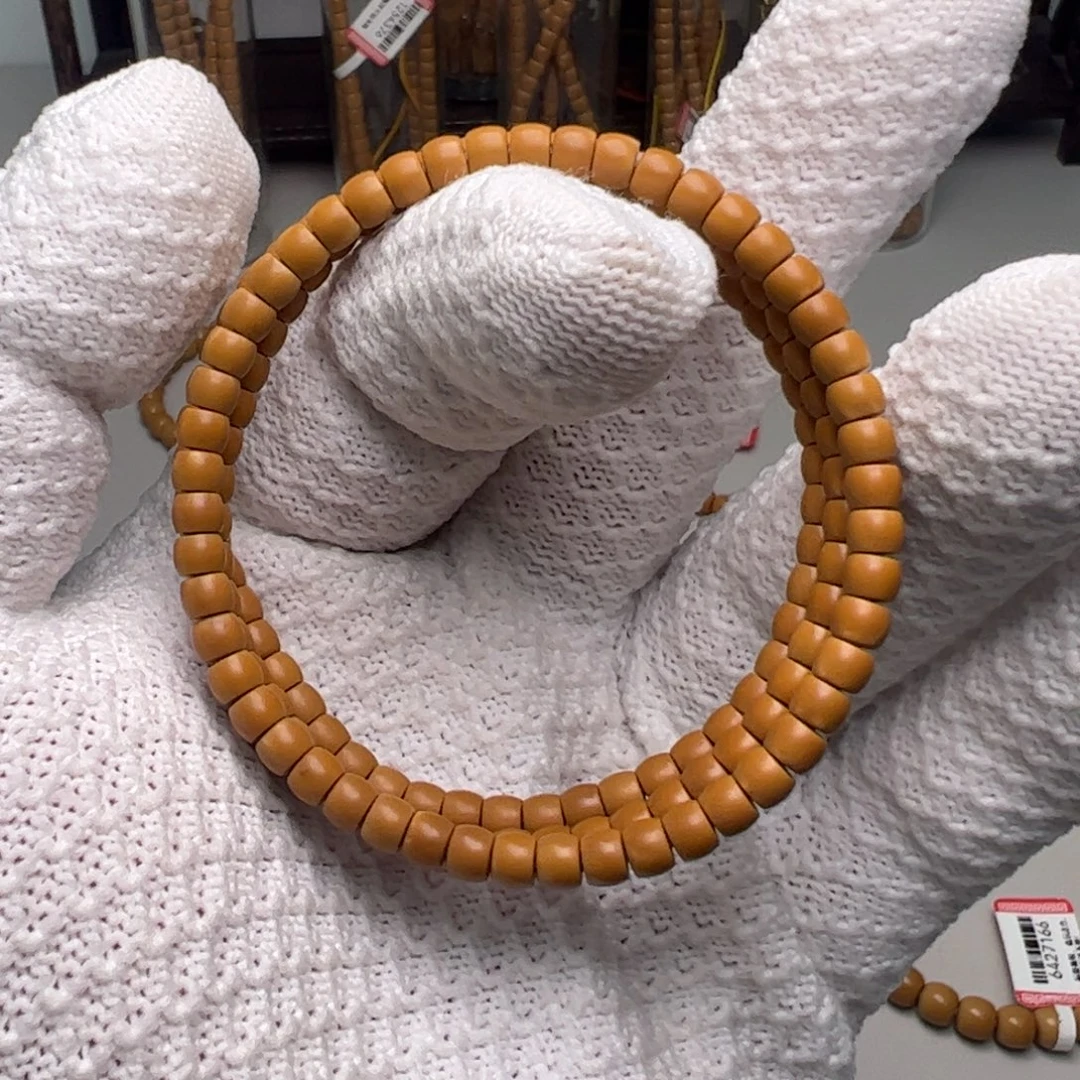 橄榄核手串核尖单圈手串➕精工直切4.8mm