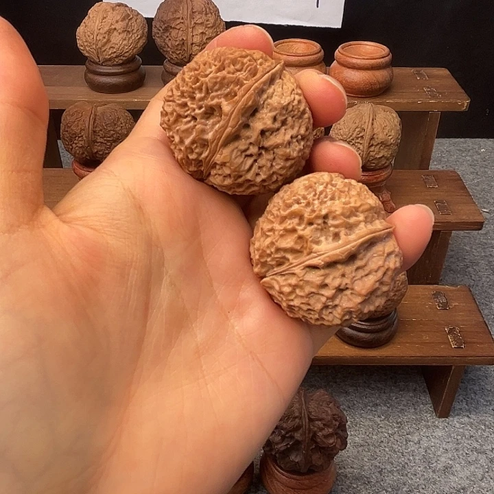 吊坠文玩核桃z龙脊元宝39mm