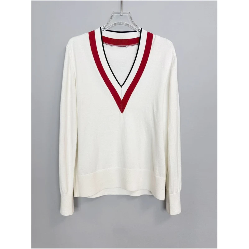 毛针织衫V领针织衫女减龄7